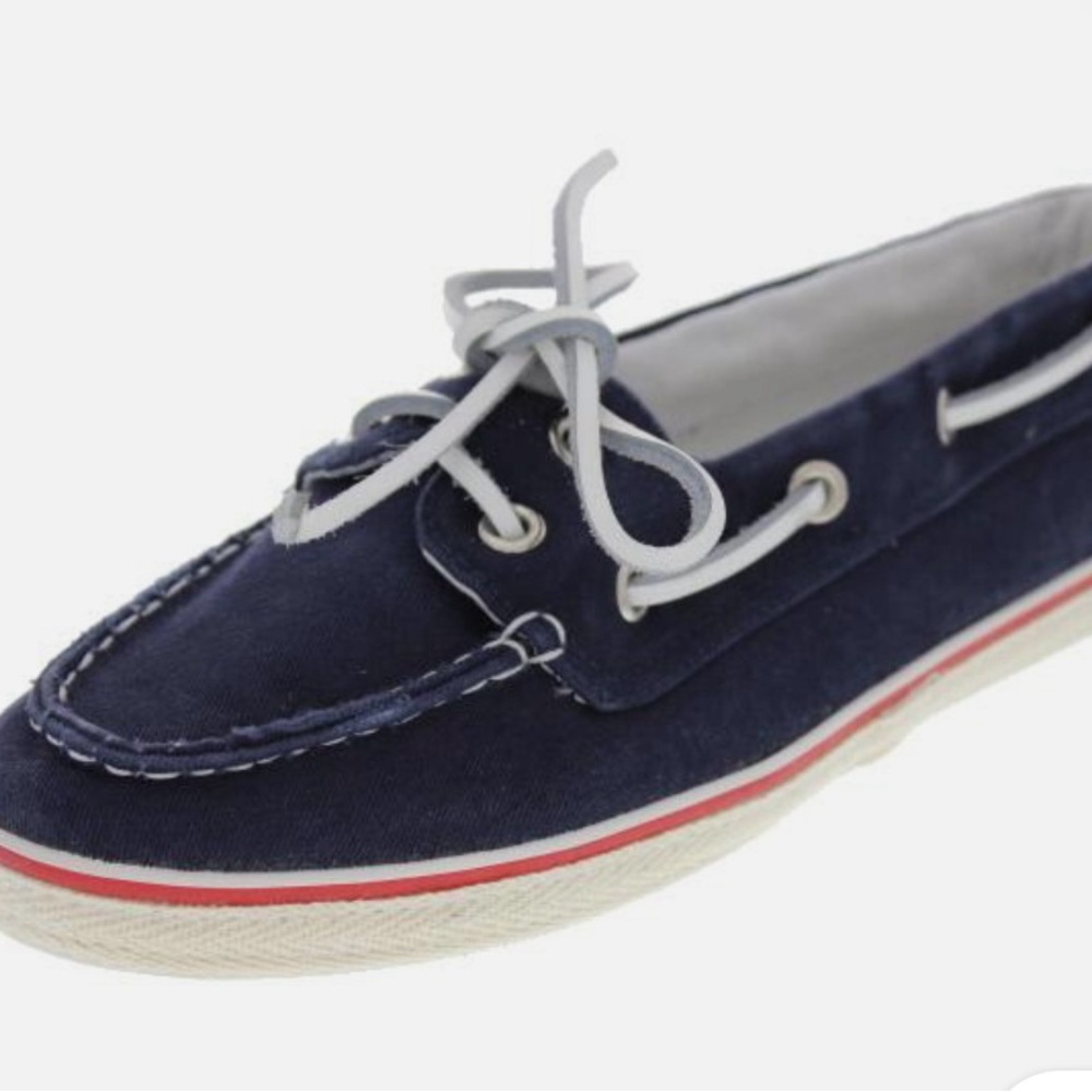 Steve Madden Navy Blue Boat Shoes